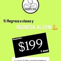 Promo regresa al gym